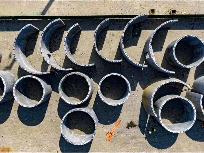 Wind Tower Foundation Corrugated Outer Tube high quality